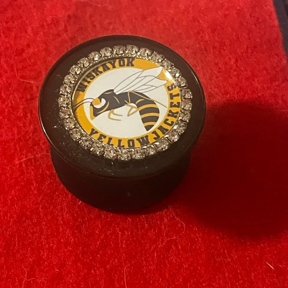 Black Muskogee Yellowjackets Phone Grip